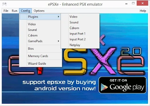 PS1 BIOS ePSXe (Windows & Android)